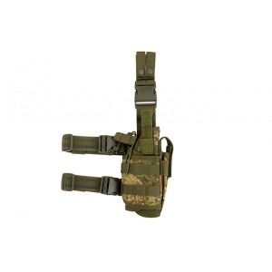 2-Ways Carrying Type Tactical Drop Leg Holster: Multicam/ Black/ Coyote/ Olive/ Black multicam [8FIELDS] 